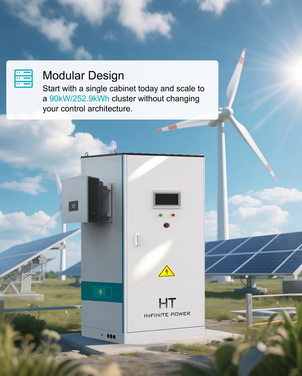 Integration & Scalability Of The 107KWH Distributed Energy Storage System